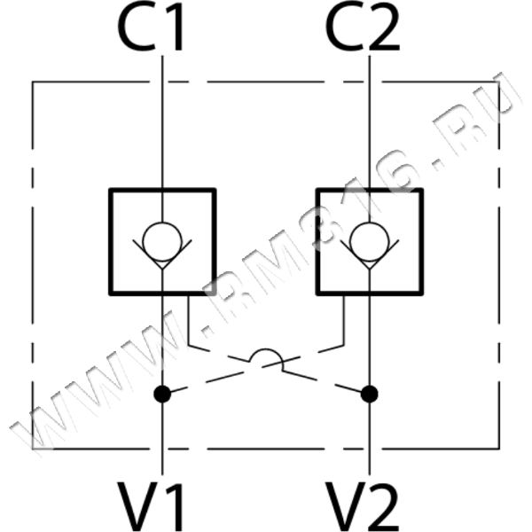 LVDL01, LVDL015, LVDL02, LVDL25, LVDL03, LVDL04 (OFC-VILLA, ИТАЛИЯ) гидросхема